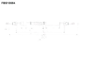 Linka Hamulca Tx 44102700 Prawa Ford Transit 06> P