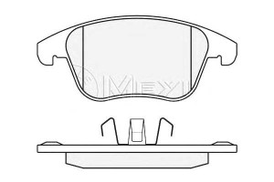 Klocki Hamulcowe Citroen C4 04- Peugeot 5008 09- M
