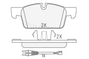 Klocki Hamulcowe Peugeot Przód 508 10- Meyle