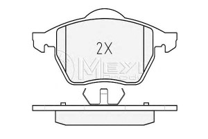 Klocki Hamulcowe Vw Przód A4 Passat 1,6-2,8 95-01