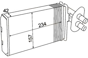 Nagrzewnica Hella 701820031 049011n Kvw406 Vw6296
