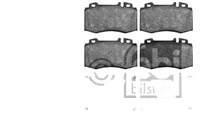 Klocki Hamulcowe Mercedes W220 S-klasa 02-05 Febi