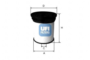Filtr Paliwa Cherokee 2.8dt 10- Ufi