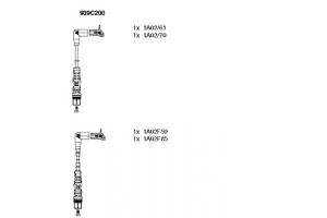 Przewody Zapłonowe Vw 1,0 1,4 Bremi