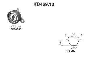 Zestaw Paska Rozrządu Toyota Avensis Carina E Celi