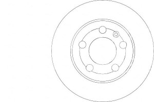 Tarcze Hamulcowe 2szt Vw Golf Iv 98-03 Tył 4motion