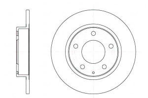 Tarcze Hamulcowe 2szt 261x10 P 5-otw Ford Probe Ma