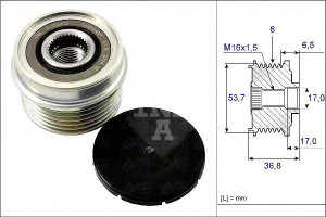 Koło Pasowe Alternatora Ford 1,8 2,0 16v 00-07 Ina