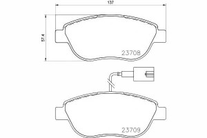 Klocki Hamulcowe Abarth 500 / 595 / 695 500c / 595
