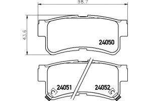 Klocki Hamulcowe Daewoo Musso Ssangyong Musso 2.0-
