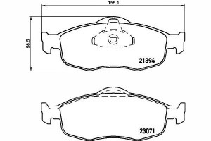 Klocki Hamulcowe Ford Przód Mondeo 93- Textar