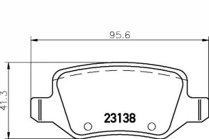 Klocki Hamulcowe Mercedes Tył W169 A-klasa W245 B-