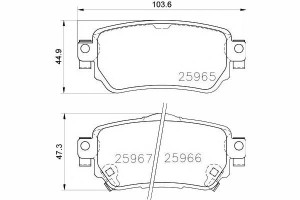 Klocki Hamulcowe Nissan Leaf Qashqai Ii X-trail Re