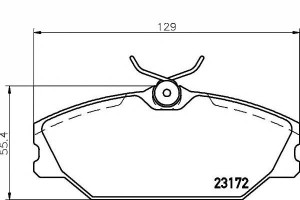 Klocki Hamulcowe Renault Przód Laguna 99-01 Megane
