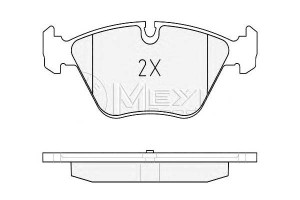 Klocki Hamulcowe Bmw Przód E46 330d 98- Meyle