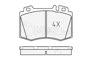 Klocki Hamulcowe Mercedes Przód W163 98- 280-600 B