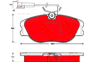 Klocki Hamulcowe Alfa Przód 155 Gtv Spider 1,6-3,0