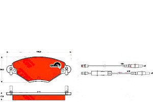 Klocki Hamulcowe Citroen Przód C5 01- Z Czujnikiem