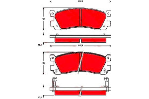 Klocki Hamulcowe Mazda 929 Iii Xedos 9 2.0-3.0 06.