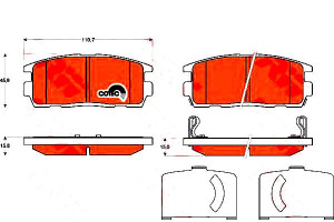 Klocki Hamulcowe Opel Tył Antara 06- Captiva Trw