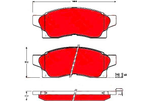 Klocki Hamulcowe Toyota Mr 2 Ii 2.0 12.89-09.99 Tr