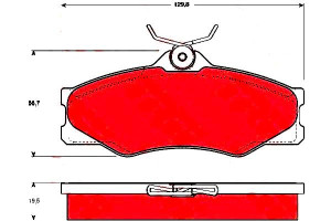 Klocki Hamulcowe Vw Przód T2 85-92 Trw