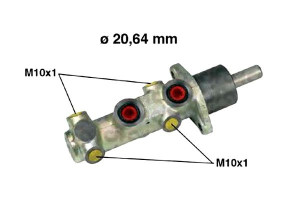 Pompa Hamulcowa Fiat Panda 03-13 (-abs) Cifam