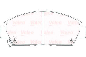 Klocki Hamulcowe Valeo 06450s5ag00 06450s5ae50 450