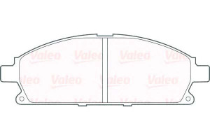 Klocki Hamulcowe Valeo 410601w486 410601w385 41060