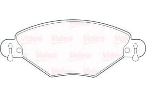 Klocki Hamulcowe Citroen Przód C5 Valeo
