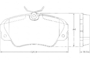 Klocki Hamulcowe Opel Omega B 93-03 A.b.s.