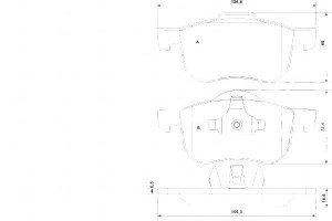 Klocki Hamulcowe Volvo S60 I 00-09 Przód A.b.s.