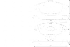 Klocki Hamulcowe Citroen C4 Picasso 06- A.b.s.