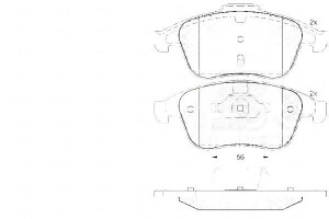 Klocki Hamulcowe Renault Laguna Iii 07- A.b.s.