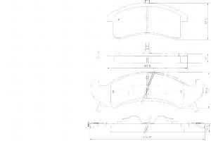 Klocki Hamulcowe Pontiac Trans Sport 92-96 A.b.s.