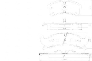 Klocki Hamulcowe Pontiac Trans Sport 93-97 A.b.s.