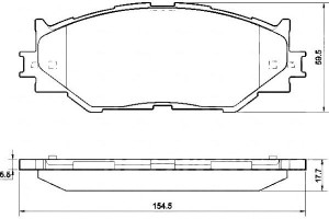 Klocki Hamulcowe Lexus Is220d 05- A.b.s.