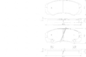 Klocki Hamulcowe Opel Frontera B 98- A.b.s.