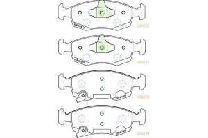 Klocki Hamulcowe Fiat Panda Lancia Ypsilon 0.9-1.3