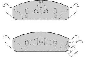 Klocki Hamulcowe (z Zamkiem) Chrysler Cirrus Strat