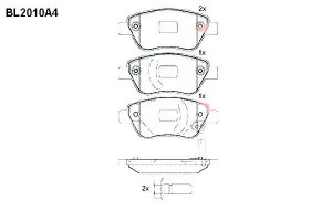 Klocki Hamulcowe Opel Corsa 17.8mm Wva23982 Z Czuj