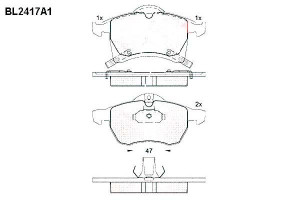Klocki Hamulcowe Opel Astra G H Zafira 98> Kpl Fte