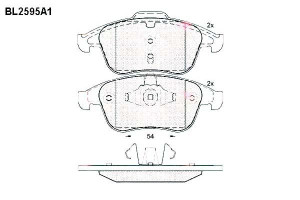 Klocki Hamulcowe Renault Grand Megane Scenic 18mm