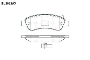Klocki Hamulcowe Citroen Jumper Fiat Ducato Peugeo