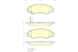 Klocki Hamulcowe Suzuki Ignis 08 03 Gr.15.7mm* Gir