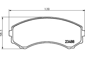 Klocki Hamulcowe Hella Pagid S4y93328z 4605a041 Sh