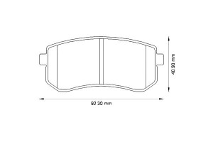 Klocki Hamulcowe T Picanto 1.0-1.1 04- Jurid