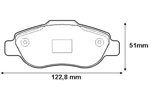 Klocki Hamulcowe P Panda 1.3 Jtd 4x4 04- Jurid