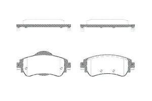 Klocki Hamulcowe Citroen C4 Ii Ds4 1.4/1.6d 11.09-