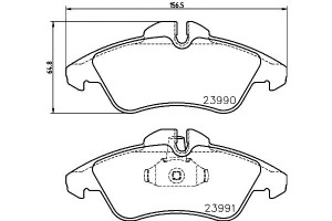 Klocki Hamulcowe Mintex 2d0698151 C 24203920 90142